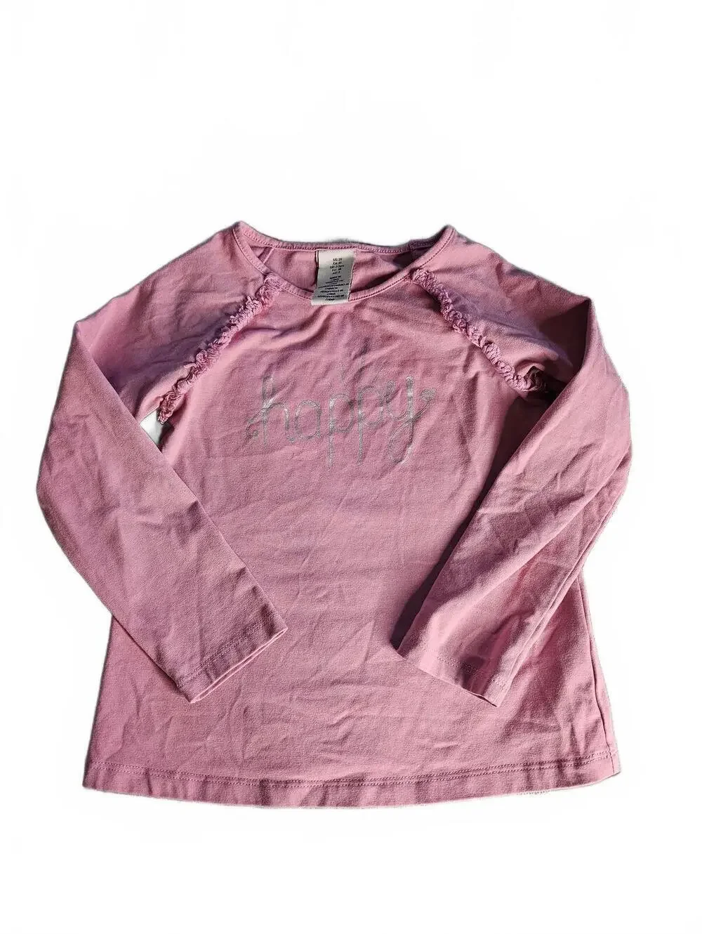 Toddler Pink Long Sleeve Shirt Size 3T